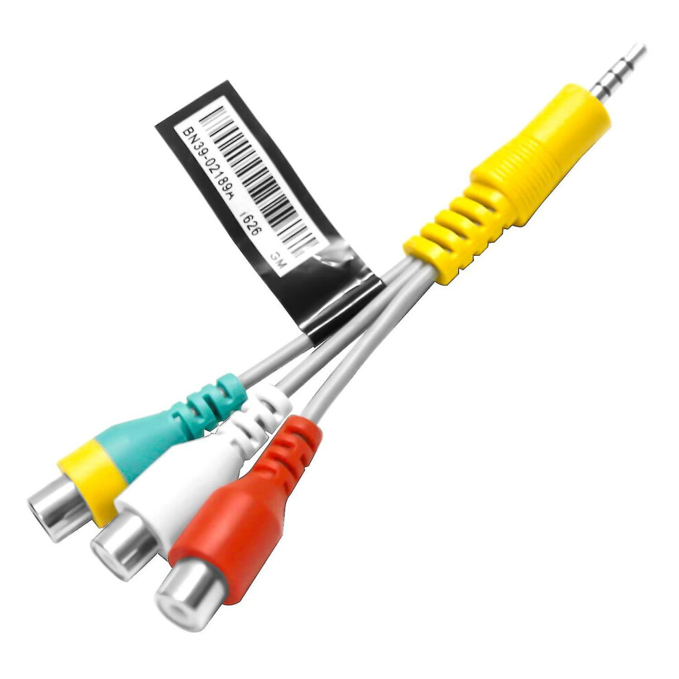 Video Av Component Adapter Cable Replacement For Samsung Tv, 3 Rca To Av Input Adapter Cable For Samsung Tv 9152243510080