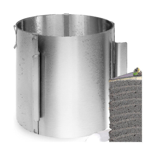 Adjustable Cake Ring High 20 Cm - Stainless Steel Baking Ring Adjustable - High Baking Mould For Ea 2