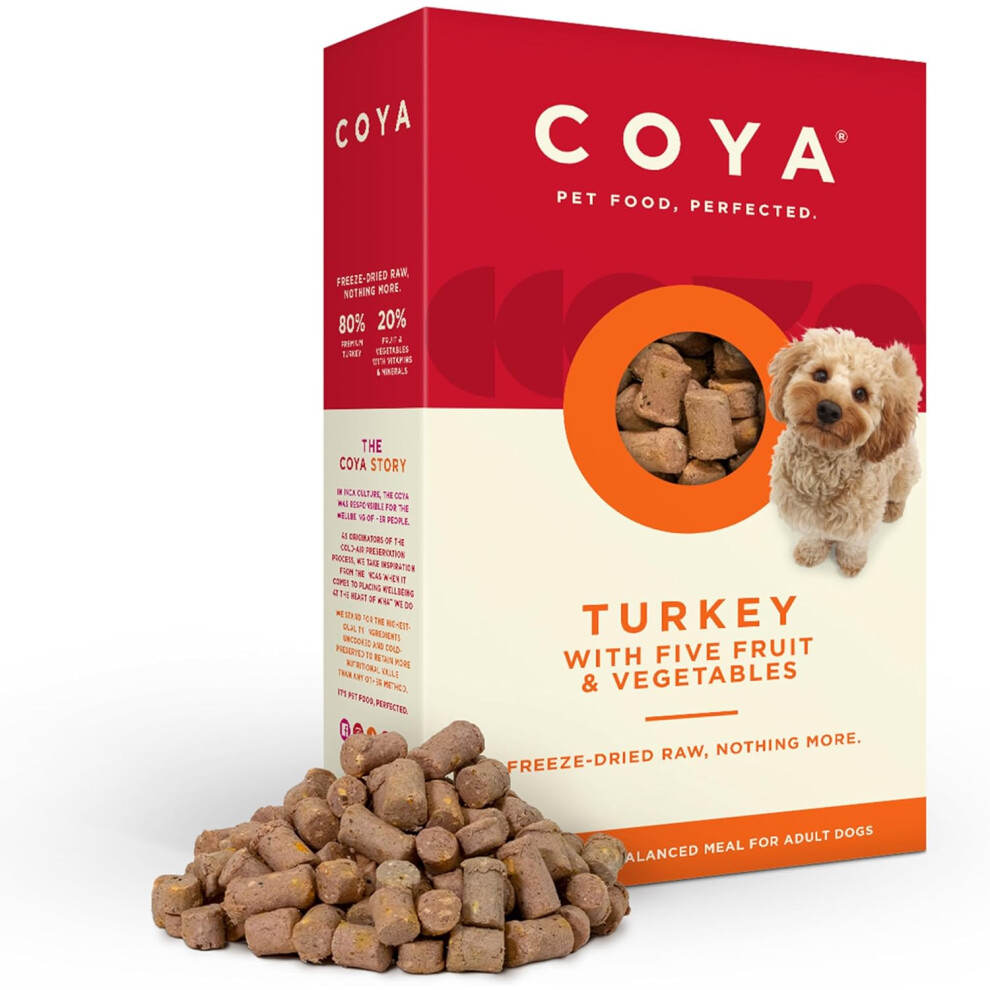 Coya Freeze-Dried Raw Adult Dog Food - Turkey - 150G
