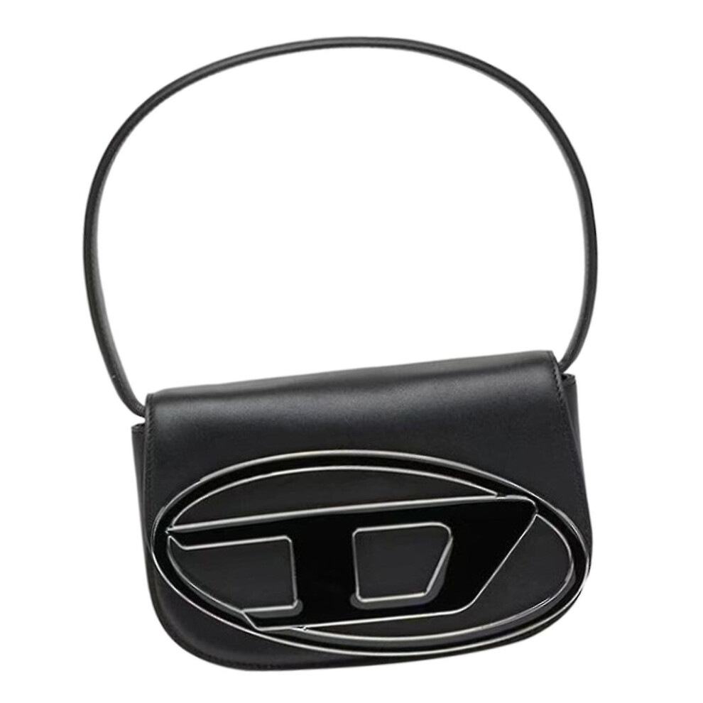 Women's Lightweight Pu Leather Shoulder Bag – Trendy Clutch Purse, Multifunctional Underarm/Tote In Black