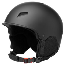 (Black, M) Ski Helmet Snowboard Helmet Warm Safety Sports Helmet For Adults Youth