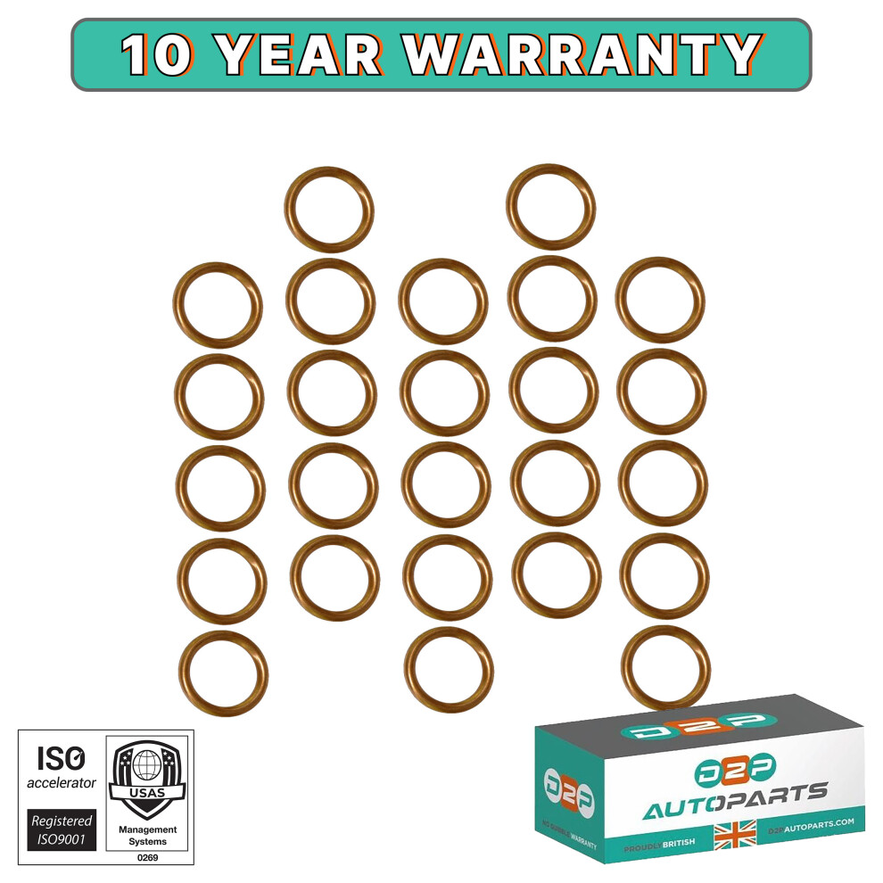 25 X Citroen Peugeot 14Mm Oil Sump Plug Washers 5056167415459