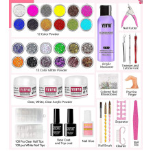 Kryc-acrylic Nail Kit, Nail Kit For Beginners And Professional With Everything, Nail Starter Kit Wit