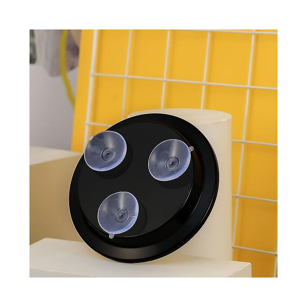 Black (Black) Makeup Mirror 20X Magnifying Mirror With 3 Suction Cups Cosmetics Tools 1Pcs