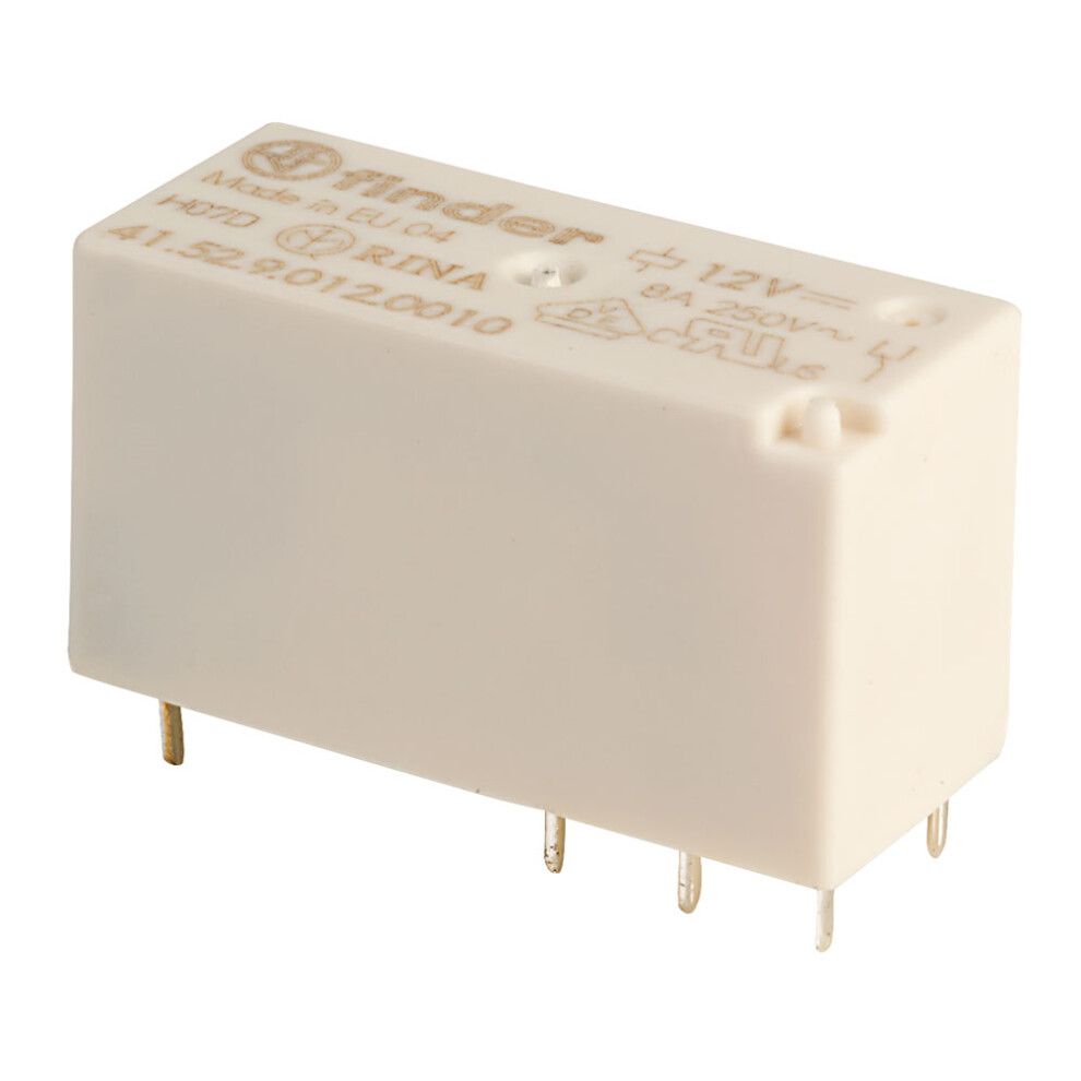 Finder 41.52.9.012.0010 12V Relay (Low Profile) DPDT 8A 41.52 - Image 3