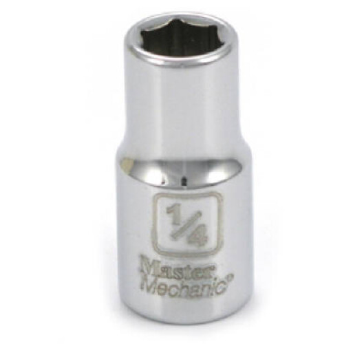 1/4 In. Drive, 1/4 In., 6-Point Socket - 108464