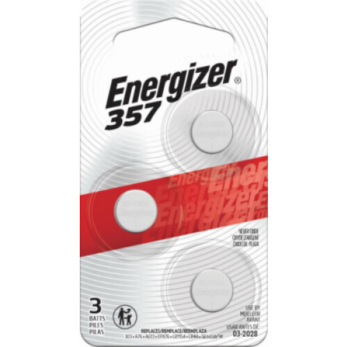 Energizer Watch/Calculator Batteries, 1.5-Volt, 3-Pack 357BPZ-3N