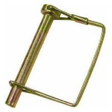 Hitch Pin, Wire Lock, Square, 1/4 x 2-1/2-In., 2-Pk. 41972