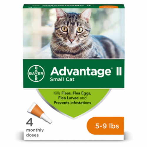 Flea Prevention for Small Cats, 5-9-Lbs., 4 doses. -00724089202086