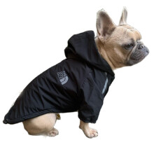 Winter Pet Dog Waterproof Warm Coat Cotton Hooded Jacket The Dog Face Small Dogs Cat Reflective Pet Clothes Winter Coat (color : Red, Size : M)