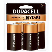 Alkaline Batteries, D, 4-Pk. MN1300R4Z