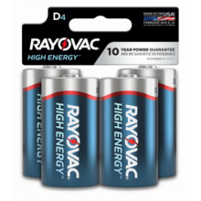 Alkaline Batteries, D, 4-Pk. 813-4TK