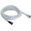 96-Inch Chrome & White Replacement Shower Hose -543-183 1