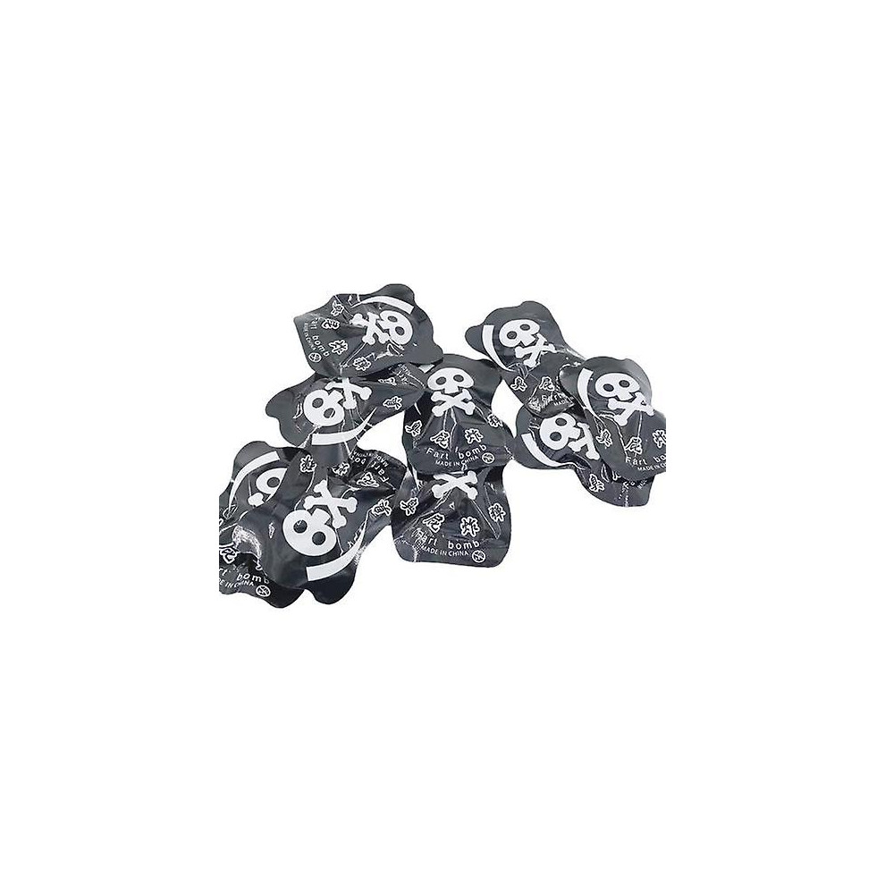 (Black) 20Pcs Stink Bag Funny Fart Bomb Bags Stink Bomb Smelly Gags Practical Jokes Fool Toy Fool's Day Toy Black