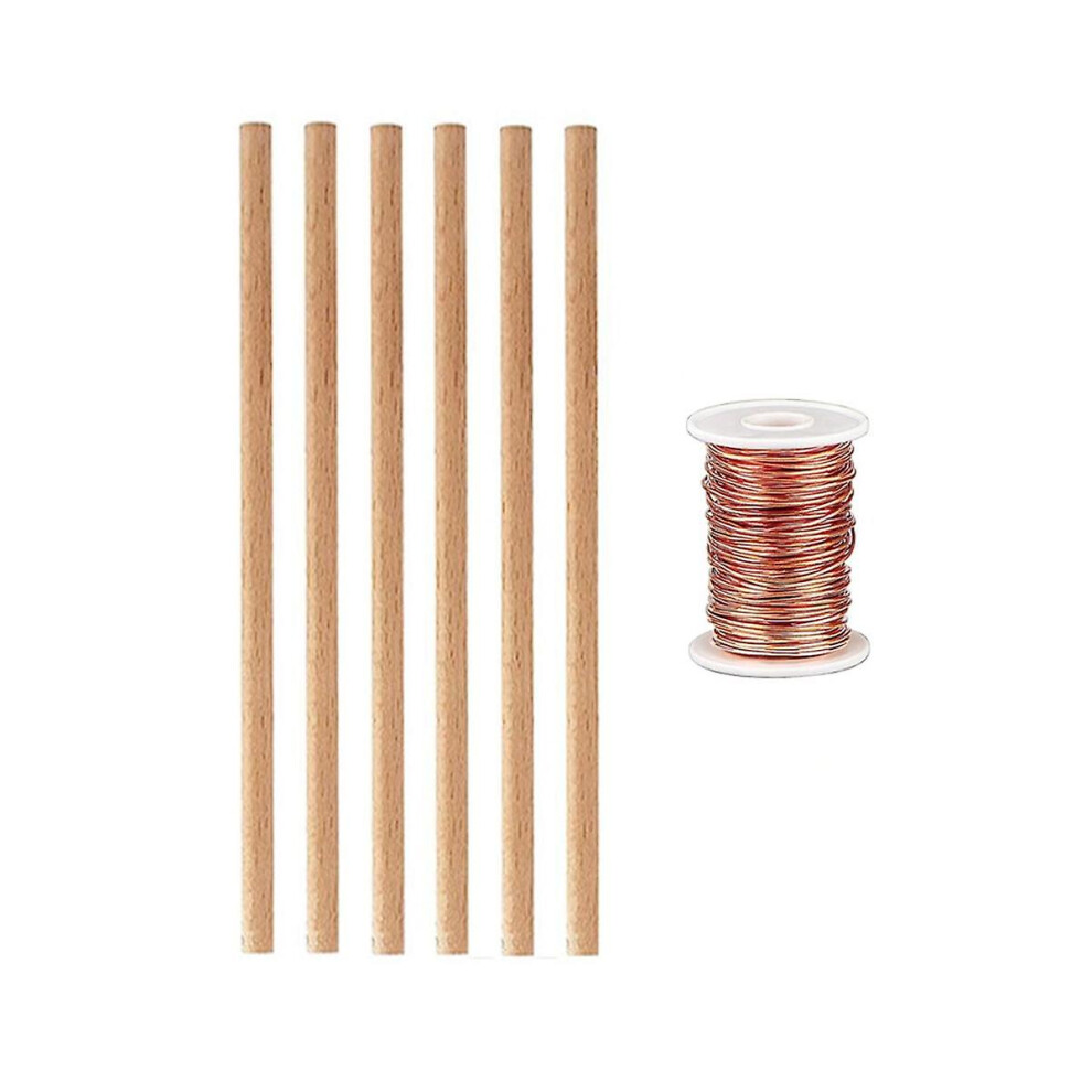 99.9% Pure Copper Wire For Electro Culture Gardening Copper Wire With 6 Stake For Growing Garden Pl 9152243539586