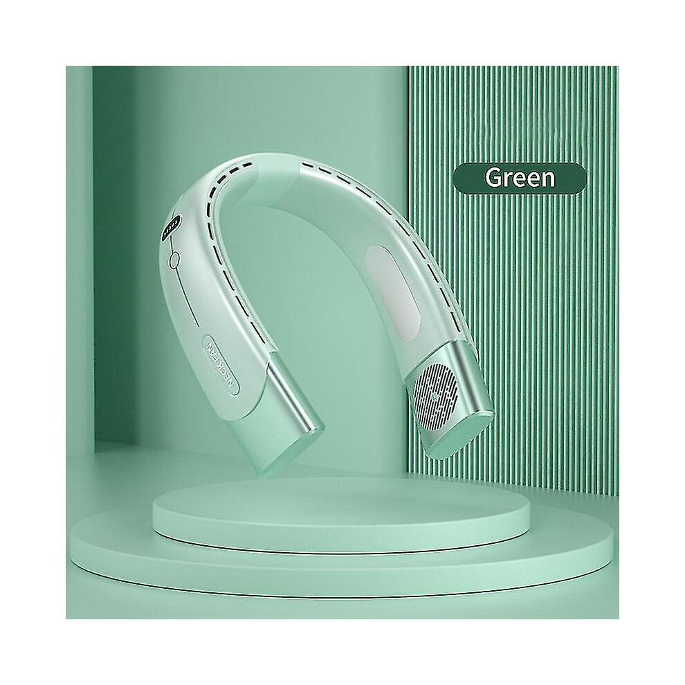 Xiaomi 6000mah Hanging Neck Fan Portable Air Conditioner Type-c Usb Rechargeable Air Cooler 5 Speed Electric Fan For Sports