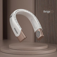 (White) Xiaomi 6000mah Hanging Neck Fan Portable Air Conditioner Type-c Usb Rechargeable Air Cooler 5 Speed Electric Fan For Sports