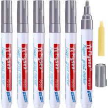 6 Tile Grout Pen Wall Grout Restorer Repair Marker Grout Filler Pen For Bathroom Floor Wall Tile Restoration (light Grey)