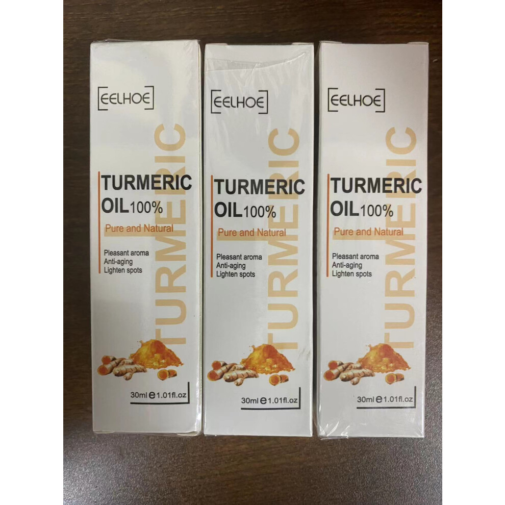 3pack Turmeric Oil 100% Pure Natural Anti-aging Lighten Spots