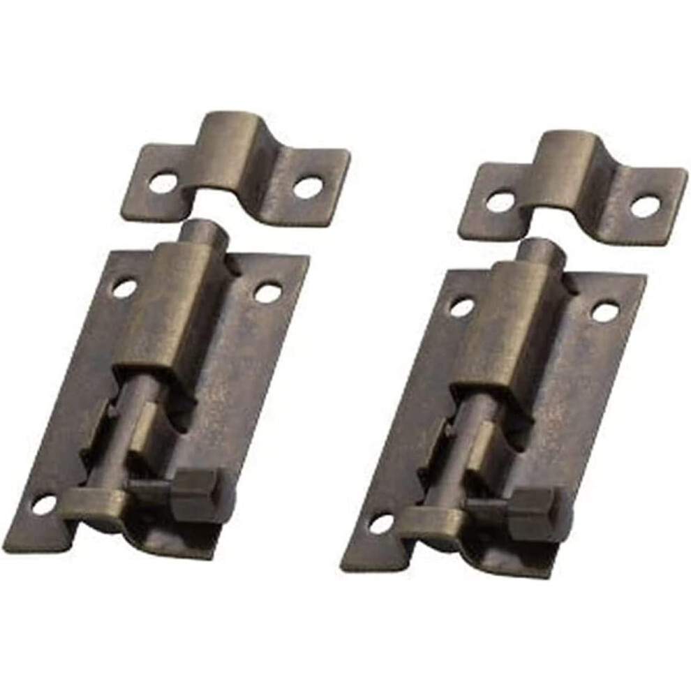 2Pcs 3 Inch Slide Door Latch Lock, Heavy Duty Barrel Bolt Latch Thickened Stainless Steel Door Latch For Door Window Safe And Private 9497821074241