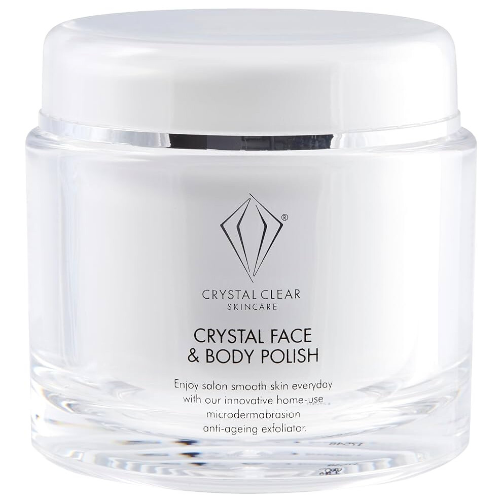 CRYSTAL CLEAR SKINCARE CRYSTAL POLISH SALON SIZE 200ML NEW