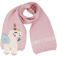 Crday Kids Girls Boys Winter Cute Unicorn Scarf Shawl Warm Soft Cozy Fashion Knit Neck Gift