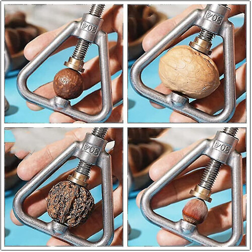 Nut Cracker Stainless Steel Pecan Cracker Walnut Cracker Heavy Duty Nutcracker 1