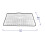 (Blue) Dish Draining Mat Silicone Kitchen Cutlery Drainer Drying Pad Sink Protector 4