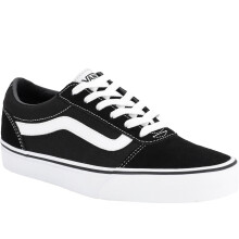 (7.5 UK, Black/White) Vans Womens Ward Low Rise Tonal Trainers Sneakers Shoes - Black