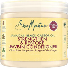 SHEA MOISTURE Jamaican Black Castor Oil Strengthen/Restore Conditioner no silicones/sulphates for chemically processed heat-styled/natural hair 431 ml