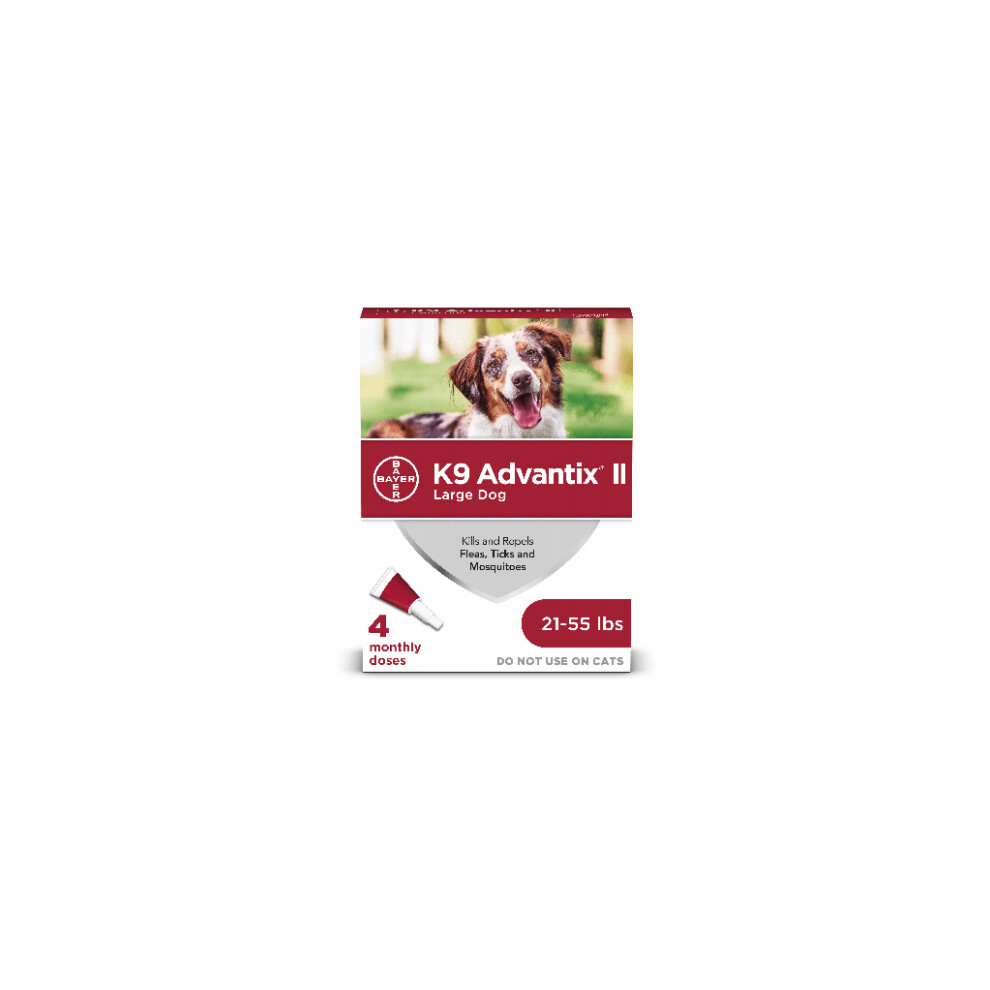 Flea And Tick Prevention & Treatment for Dogs 21-55-Lbs., 4 Doses -00724089203991