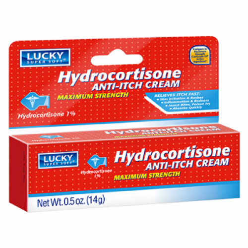 0.5 oz Anti-Itch Cream 10368-24 - Hydrocortisone 1% Maximum Strength ...