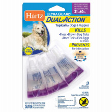 UltraGuard 3-Month Flea & Tick Prevention for 31-60 lb Dogs (3 Doses) 15650