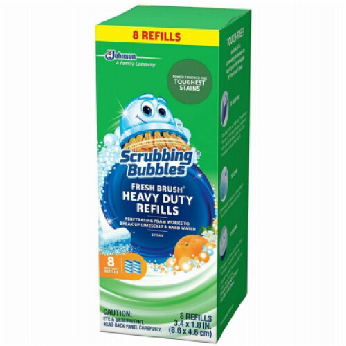 Scrubbing Bubbles Fresh Brush Heavy Duty Refill 8-pack
