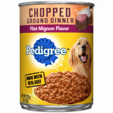 Dog Food, Chopped Filet & Bacon, 13.2-oz. Can -11116