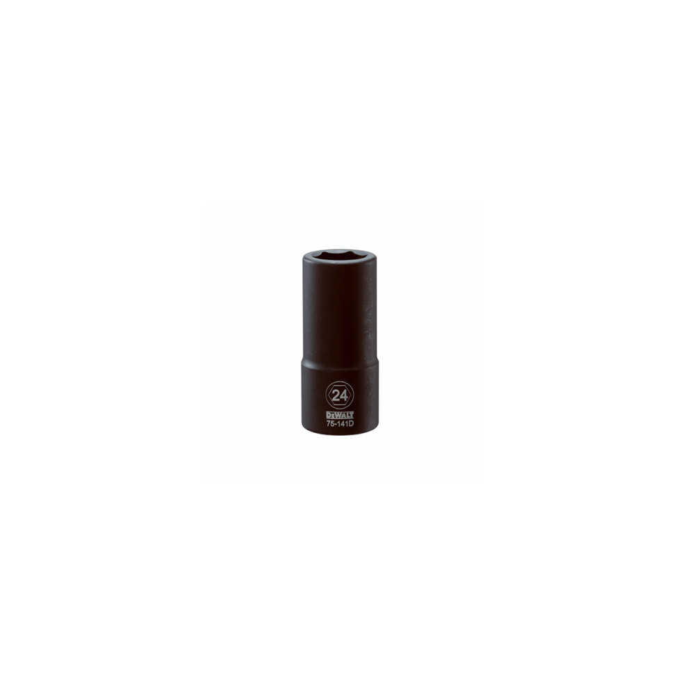 Metric Deep Impact Socket, 6-Point, 3/4-In. Drive, 24mm DWMT75141OSP