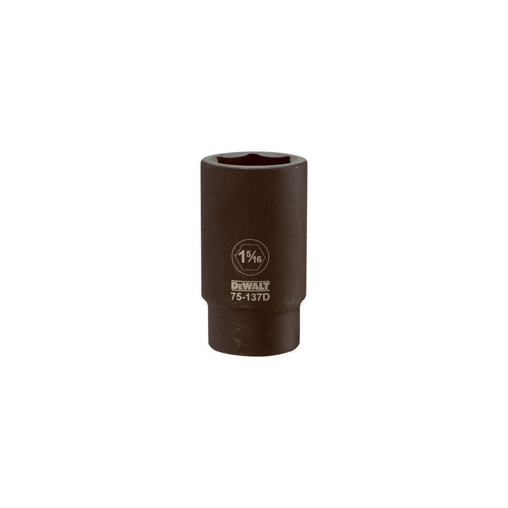 SAE Deep Impact Socket, 6-Point, 3/4-In. Drive, 1-15/16-in. DWMT75137OSP