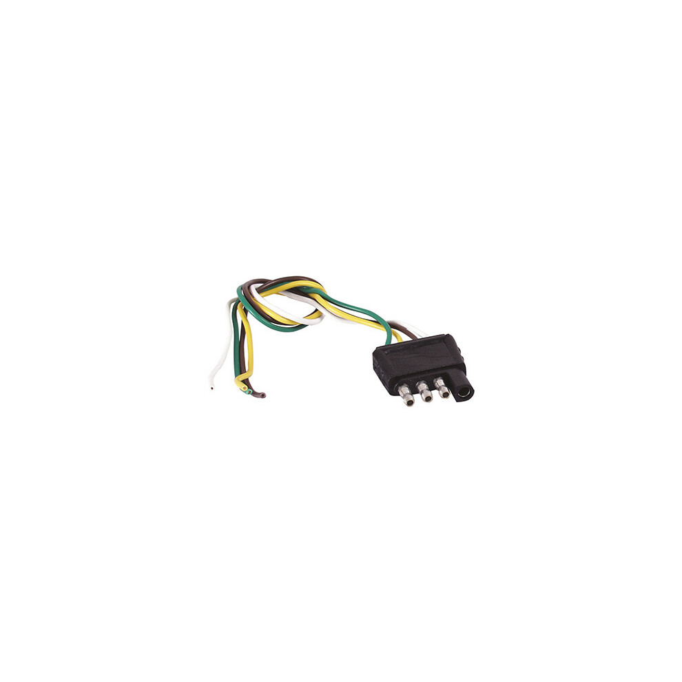 Trailer End Connector Harness, 4-Way Flat, 12-In. -Ue110015 805089110028