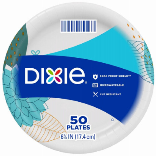 Paper Plates, Soak-Proof, 6-In., 48-Pk. -15123
