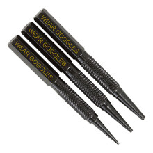 STANLEY Clavador de clavos, acero, 3 piezas (58-230)