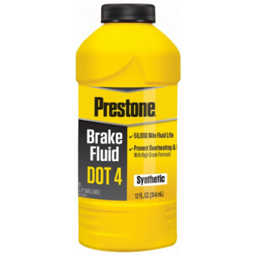 Prestone 12-oz. DOT 4 Brake Fluid AS800Y