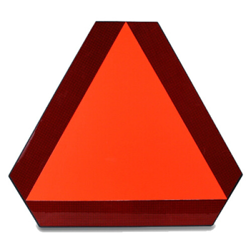 "Slow Moving" Vehicle Sign, Steel 2-CH