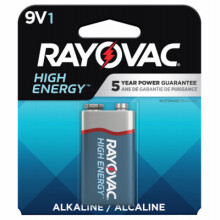 Alkaline Battery, 9V -A1604-1T GENK.01