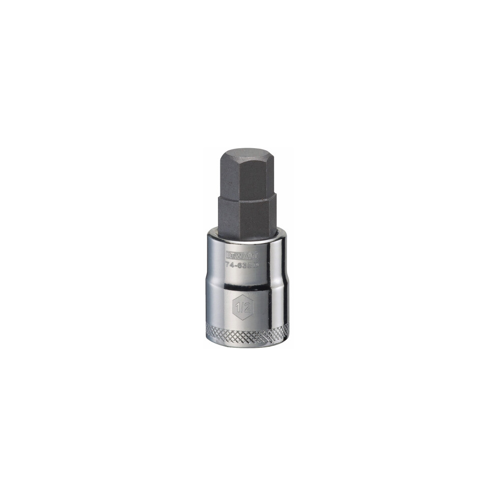 Hex Bit Socket, 1/2-In., 3/8-In. Drive DWMT74635OSP