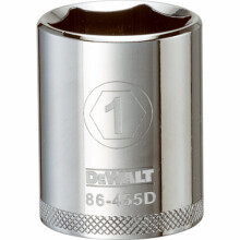 SAE Socket, Shallow, 6-Point, 1 In., 1/2 In. Drive - DWMT86455OSP