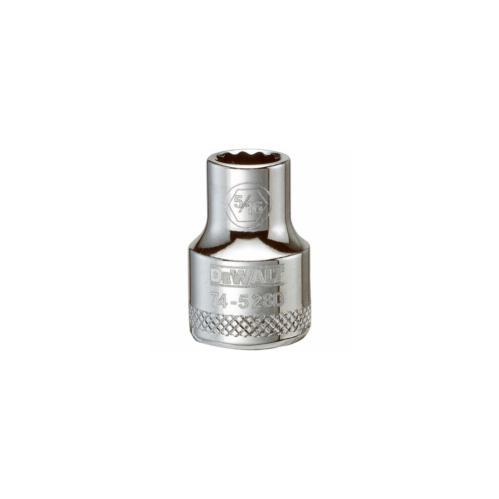 SAE Socket, Shallow, 12-Point, 5/16-In., 3/8-In. Drive DWMT74528OSP