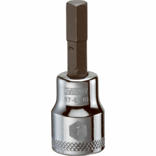 DeWalt Hex Bit Socket, 3/8 In. Drive, 7mm, - DWMT87974OSP
