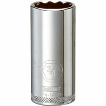 SAE Socket, Deep, 12-Point, 3/4-In., 3/8-In. Drive DWMT74142OSP