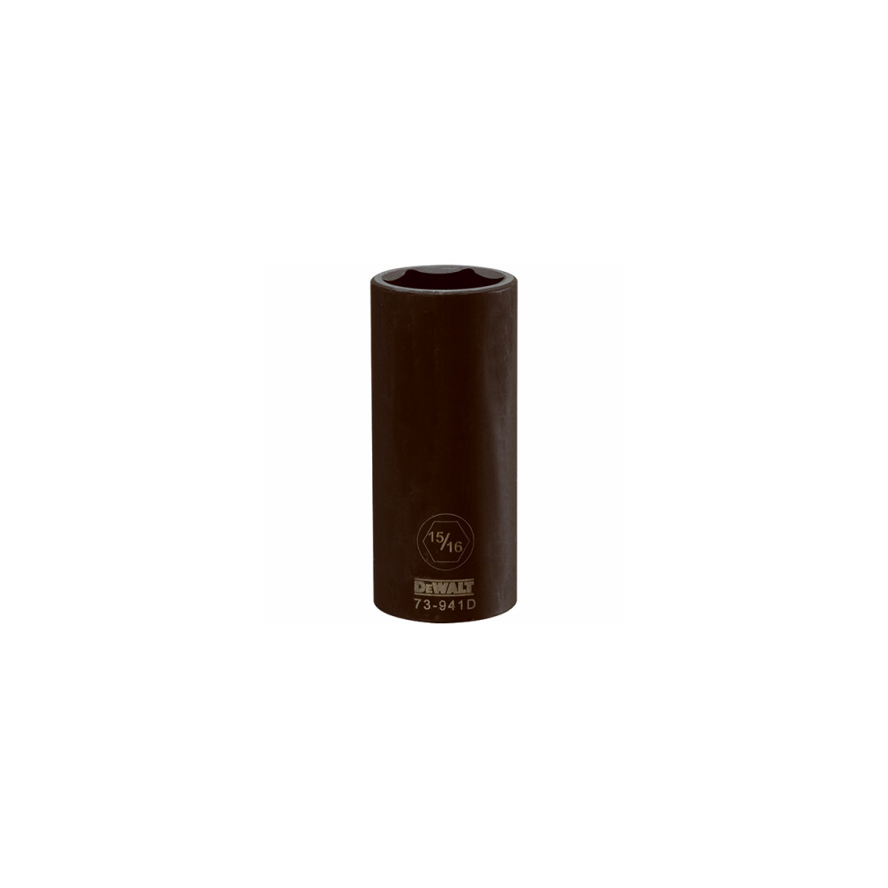 SAE Deep Impact Socket, 6-Point, 1/2-In. Drive, 15/16-In. DWMT73941OSP