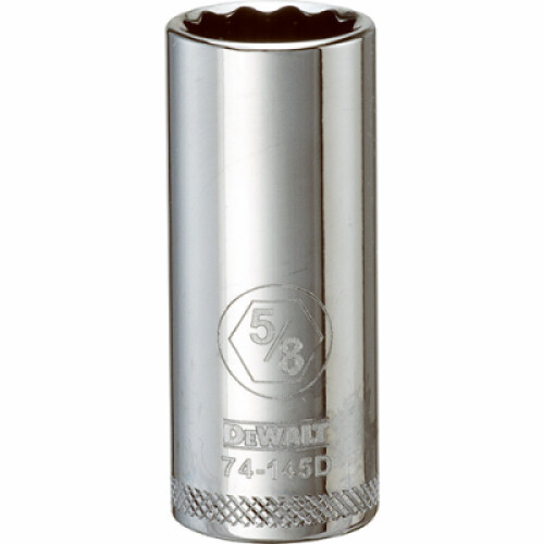 DeWalt SAE Socket, Deep, 12-Point, 5/8 In., 3/8 In. Drive - DWMT74145OSP